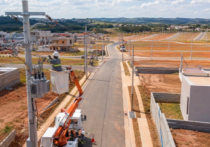 Serviços Rede Elétrica x Projeto e execução de redes de distribuição de energia Rede Elétrica Construções
